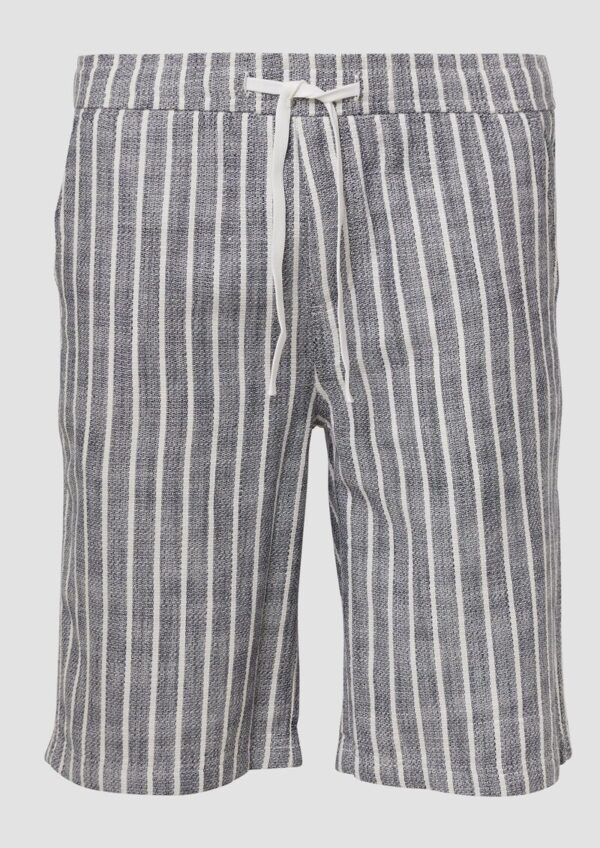 Gestreifte Bermuda Detroit im Relaxed Fit