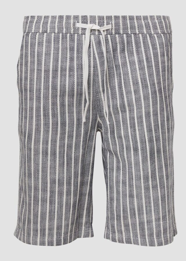 Gestreifte Bermuda Detroit im Relaxed Fit
