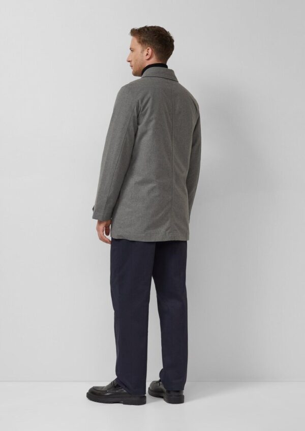 Wasser- und winddichter Mantel in Woll-Optik