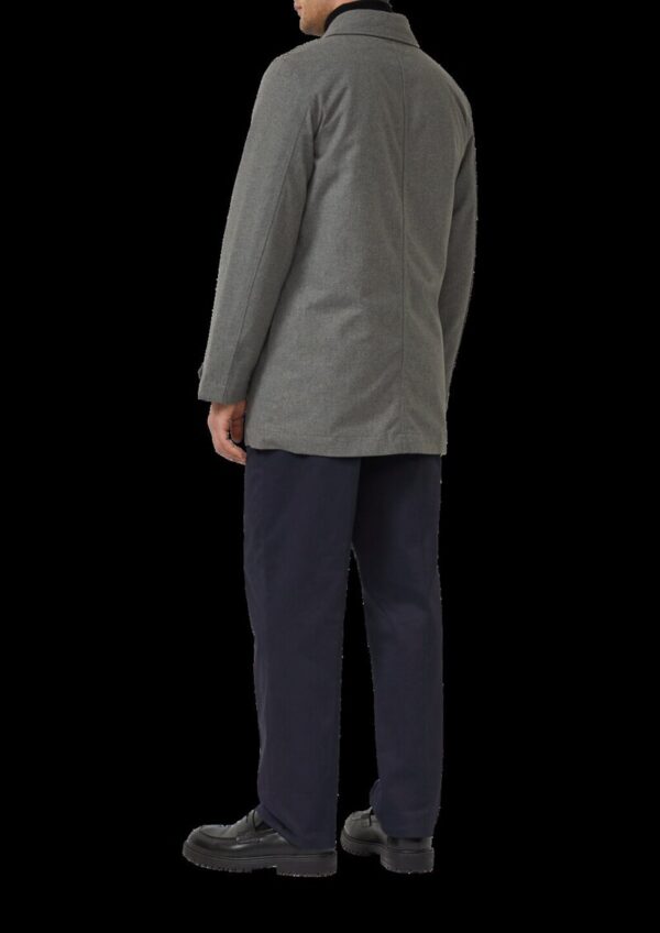 Wasser- und winddichter Mantel in Woll-Optik