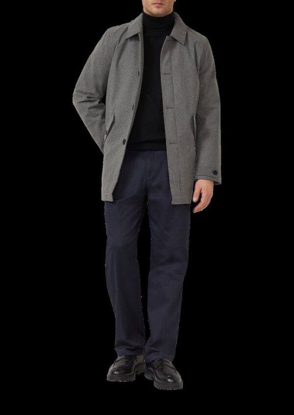 Wasser- und winddichter Mantel in Woll-Optik