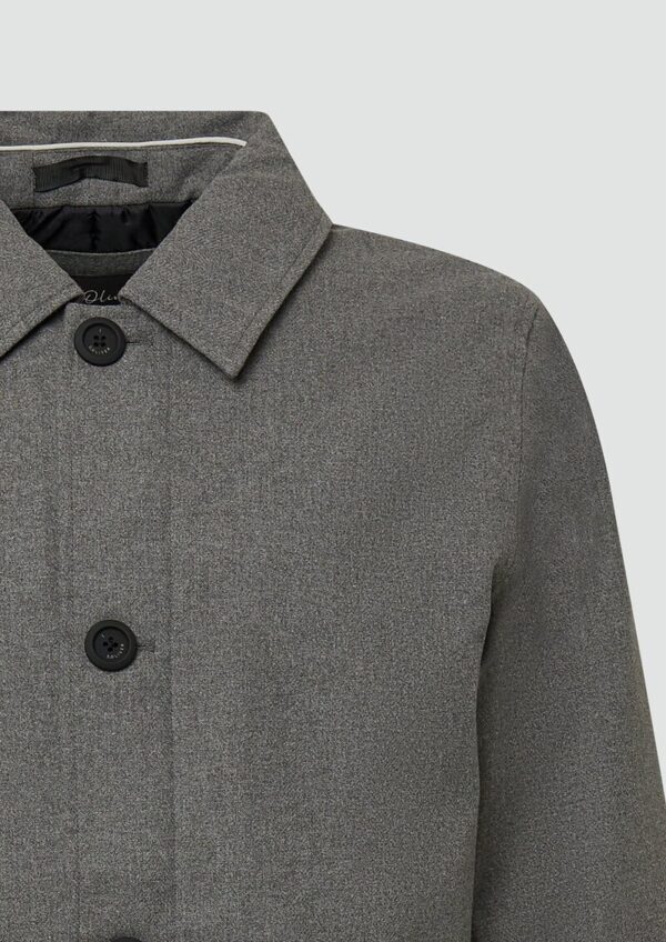 Wasser- und winddichter Mantel in Woll-Optik