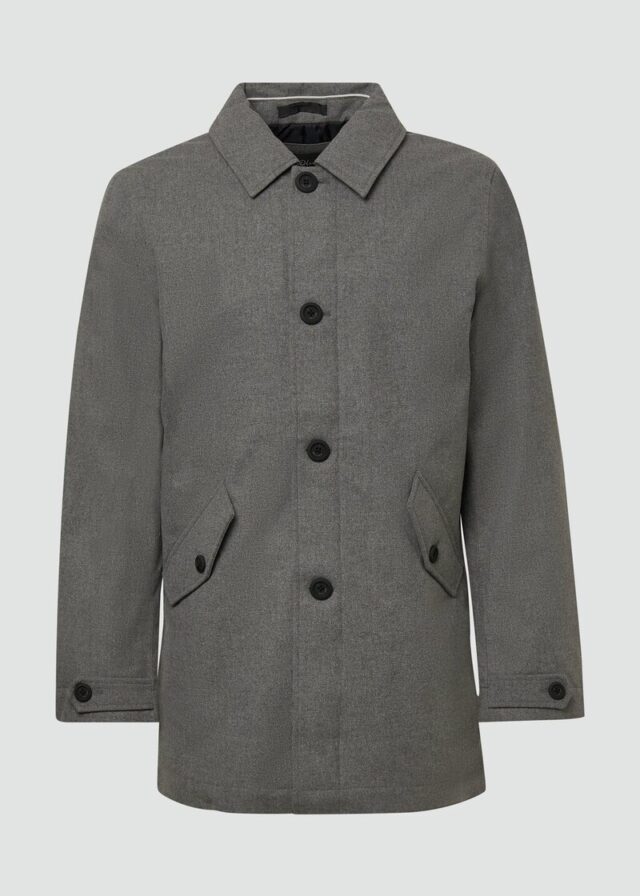 Wasser- und winddichter Mantel in Woll-Optik