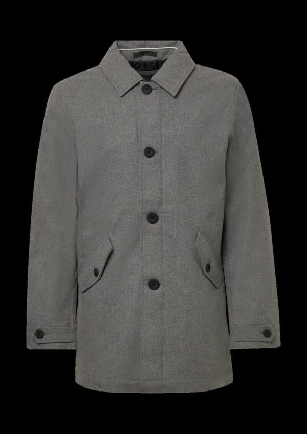 Wasser- und winddichter Mantel in Woll-Optik