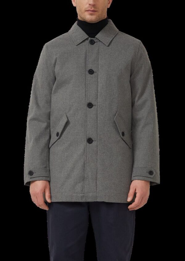 Wasser- und winddichter Mantel in Woll-Optik