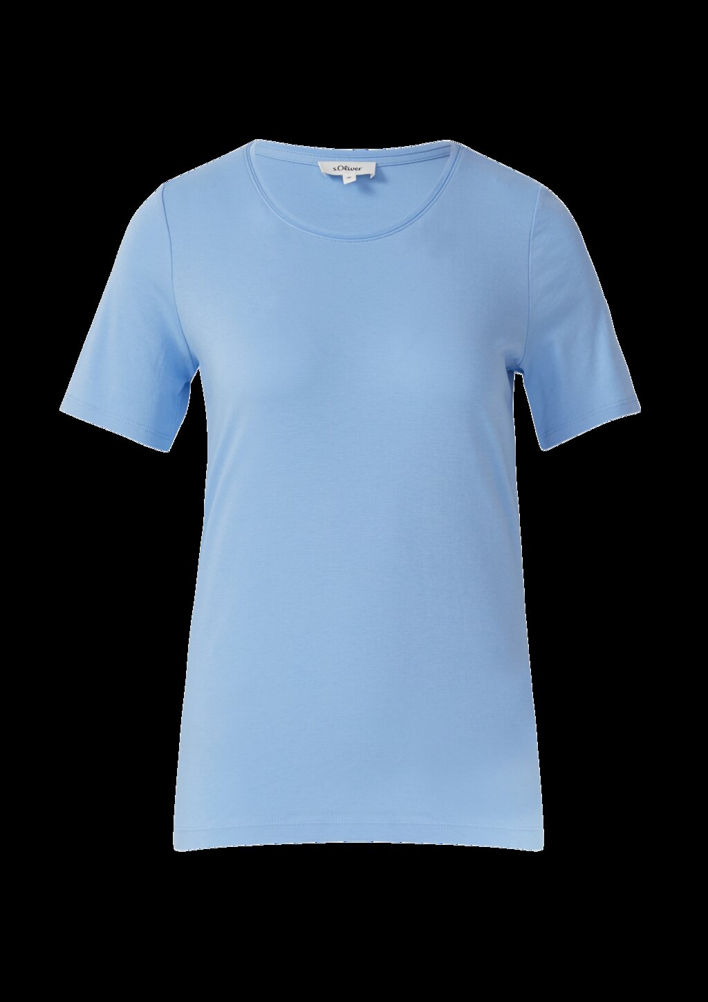 T-Shirt aus Interlockjersey im Slim Fit