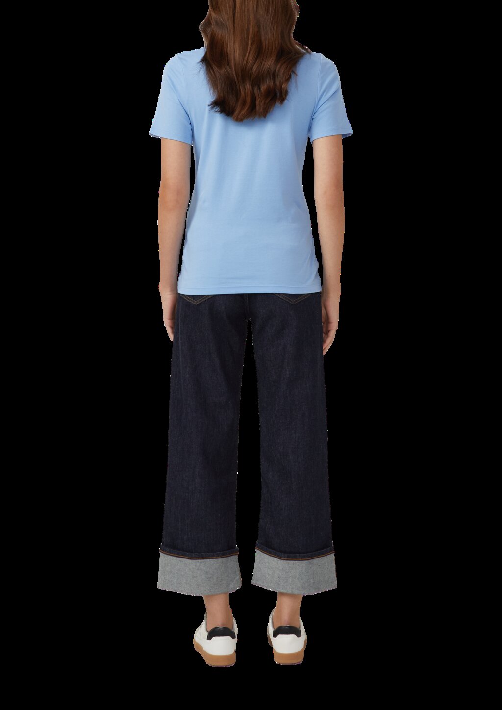 T-Shirt aus Interlockjersey im Slim Fit