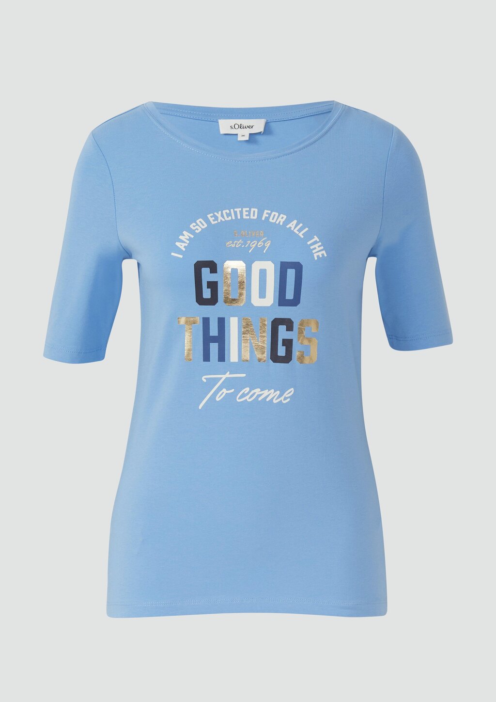 T-Shirt im Slim Fit mit Artwork