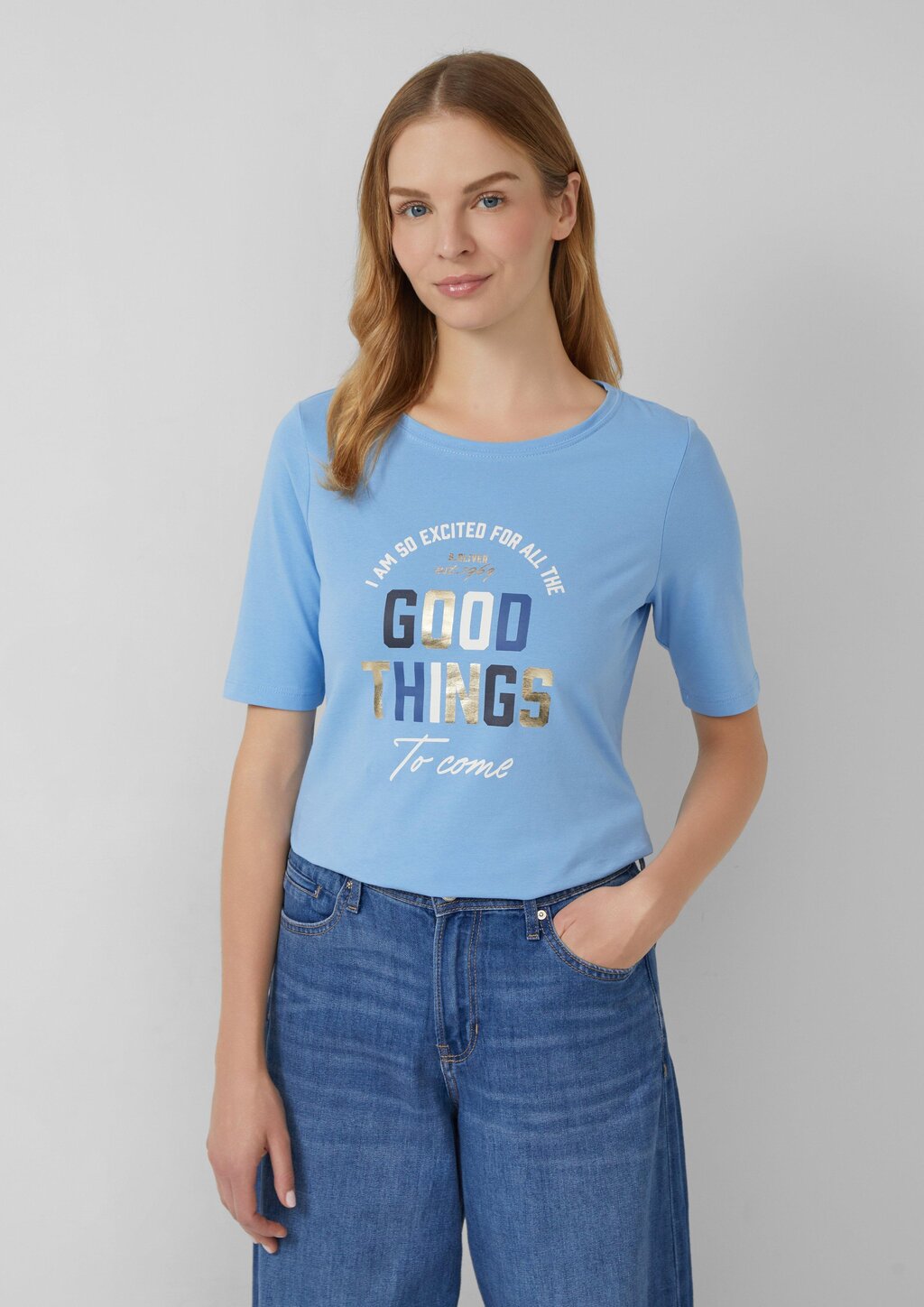 T-Shirt im Slim Fit mit Artwork