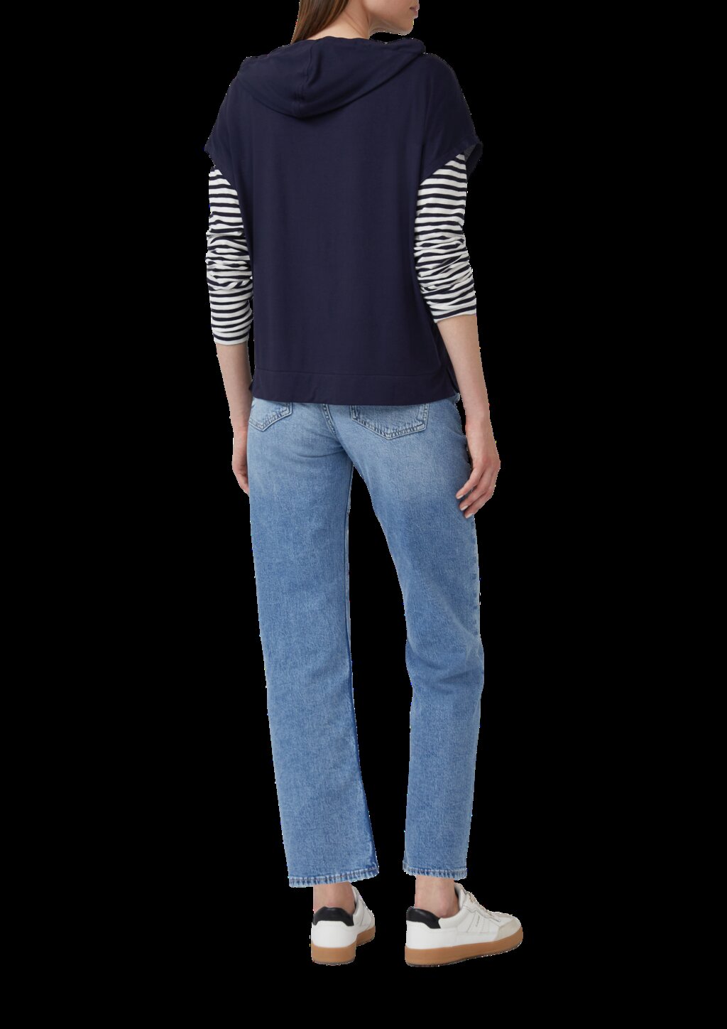 Kapuzenshirt im Fabricmix