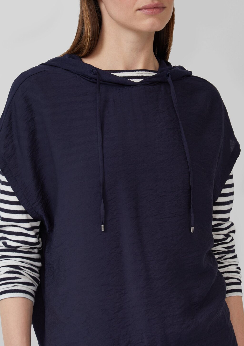 Kapuzenshirt im Fabricmix