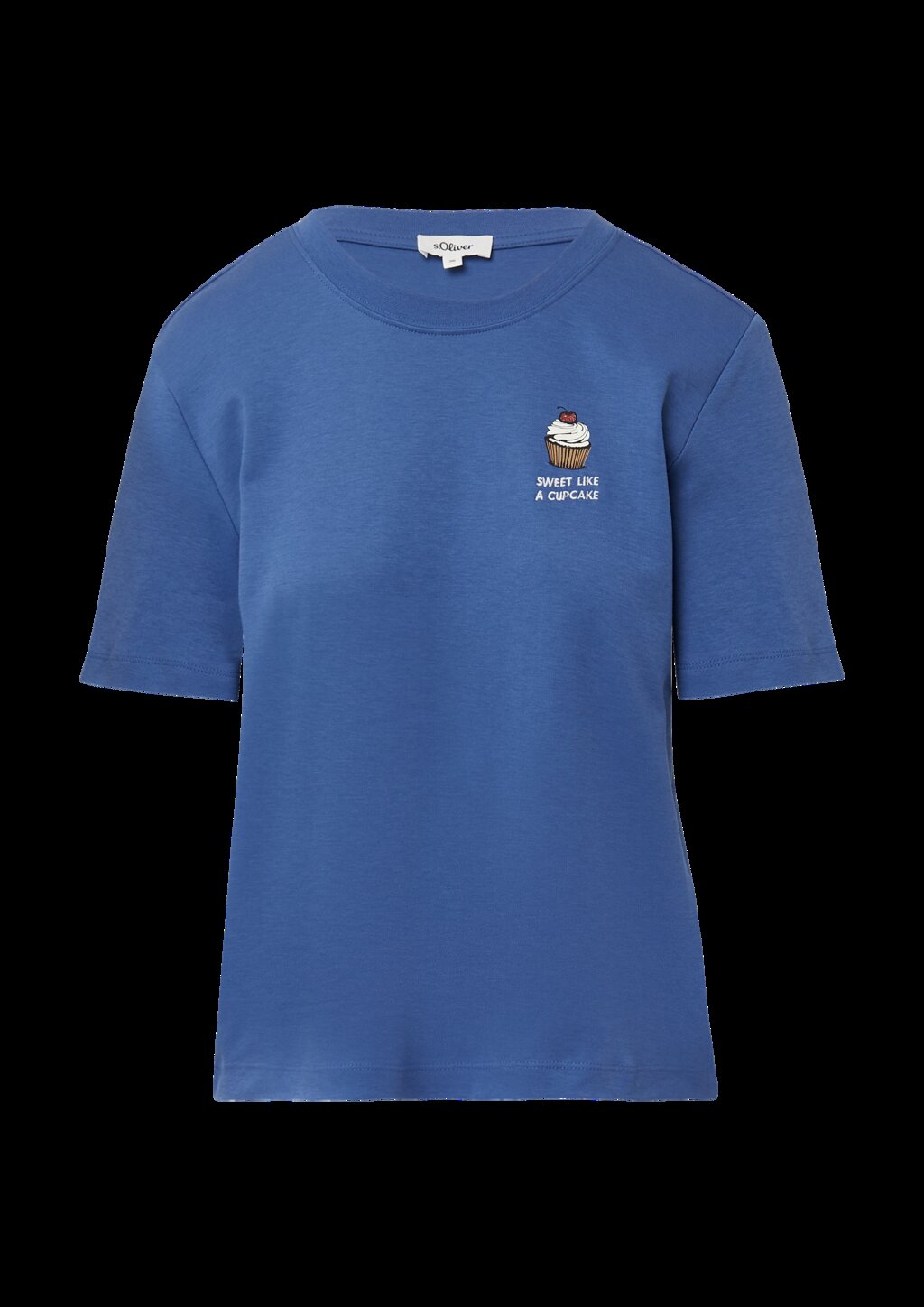 T-Shirt aus Interlockjersey mit Frontprint