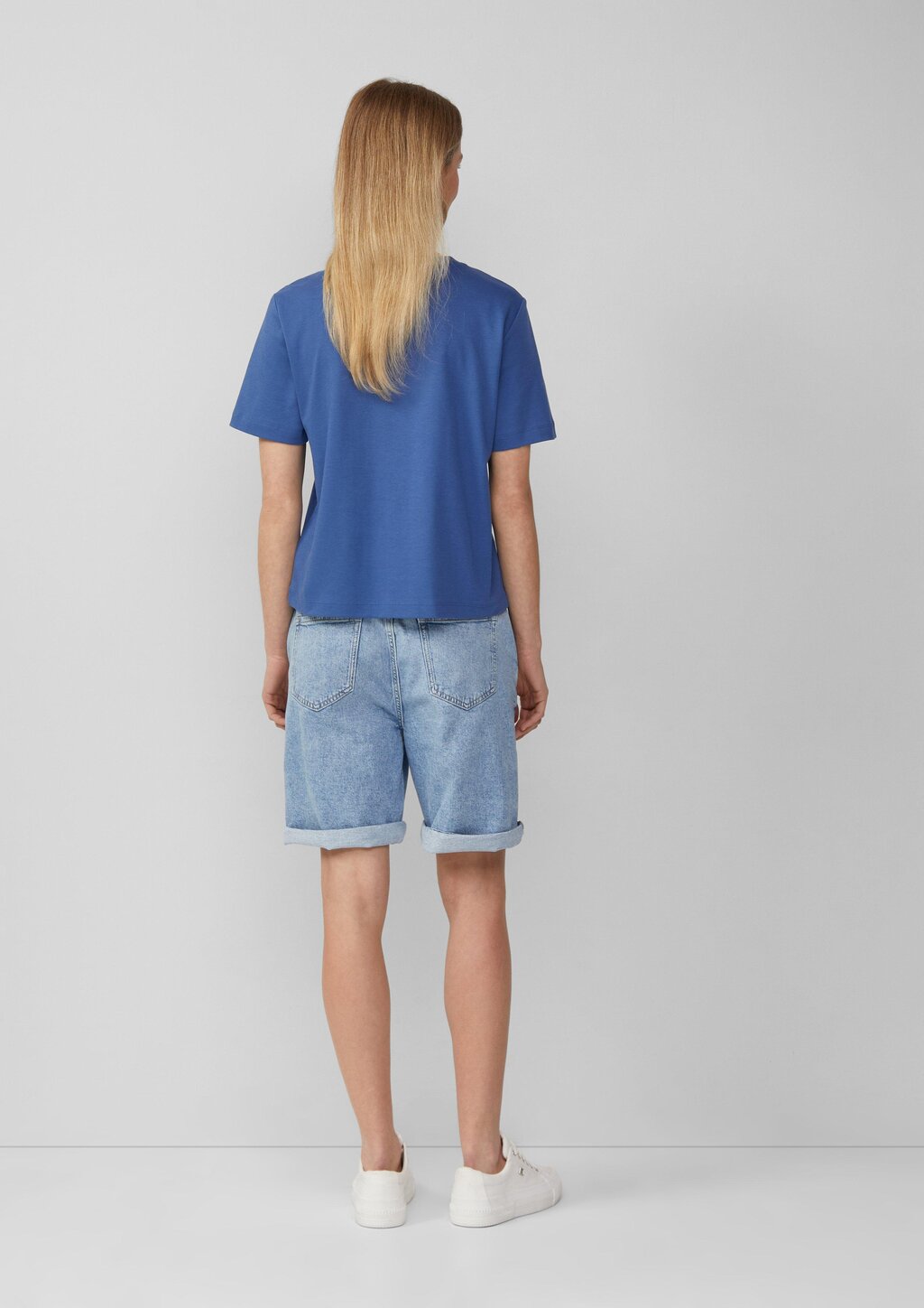 T-Shirt aus Interlockjersey mit Frontprint