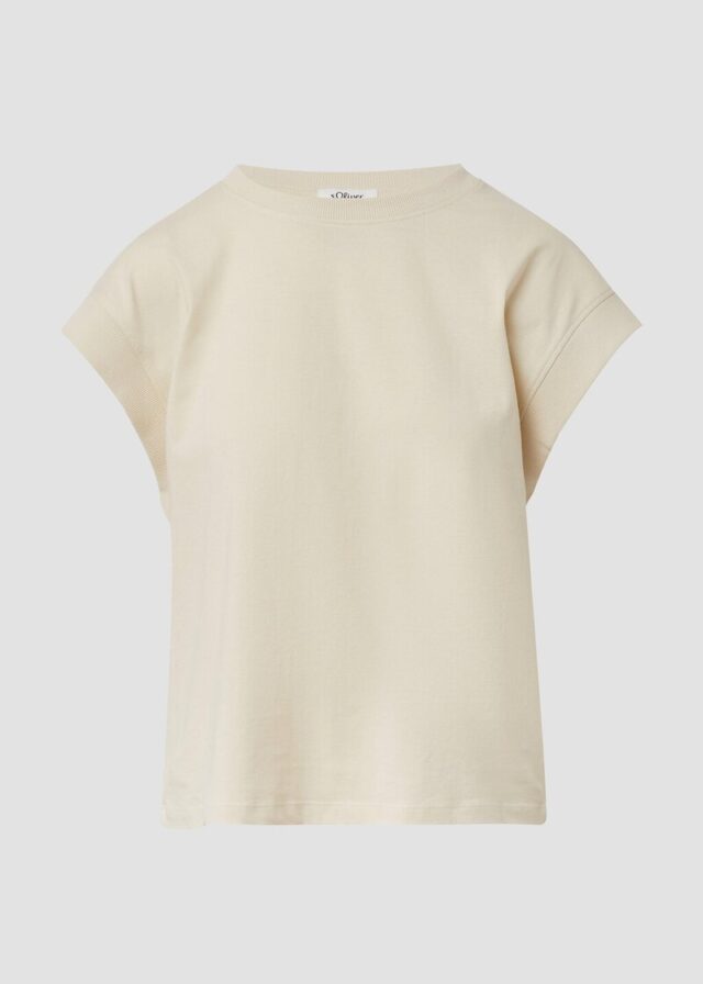 T-Shirt im Relaxed Fit mit überschnittenen Schultern
