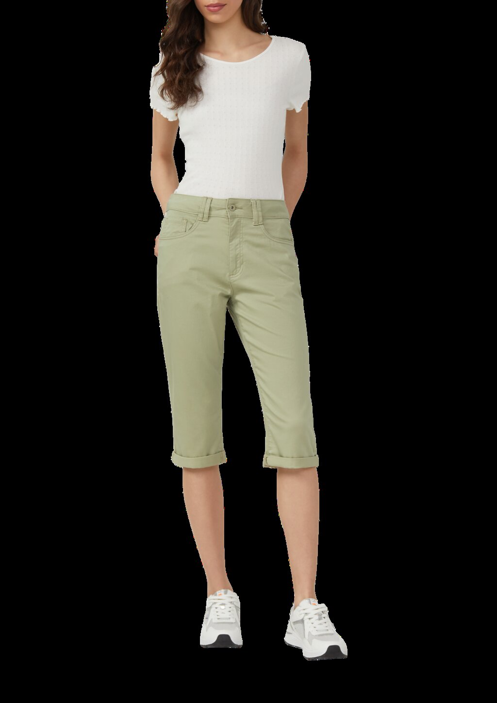 Caprihose Catie / Slim Fit / Mid Rise