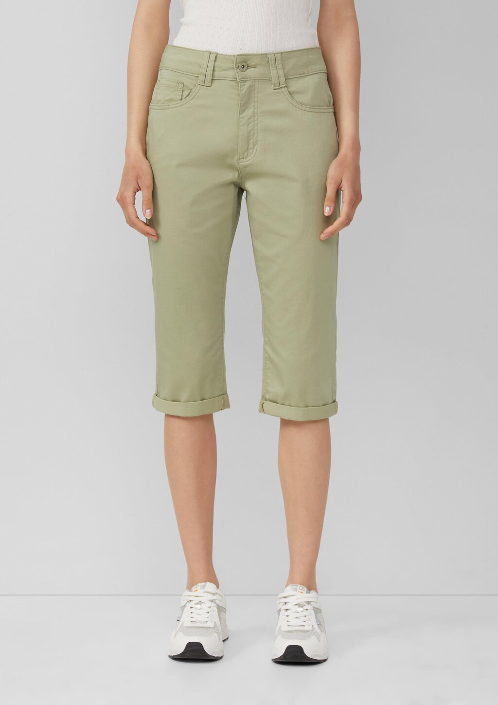 Caprihose Catie / Slim Fit / Mid Rise