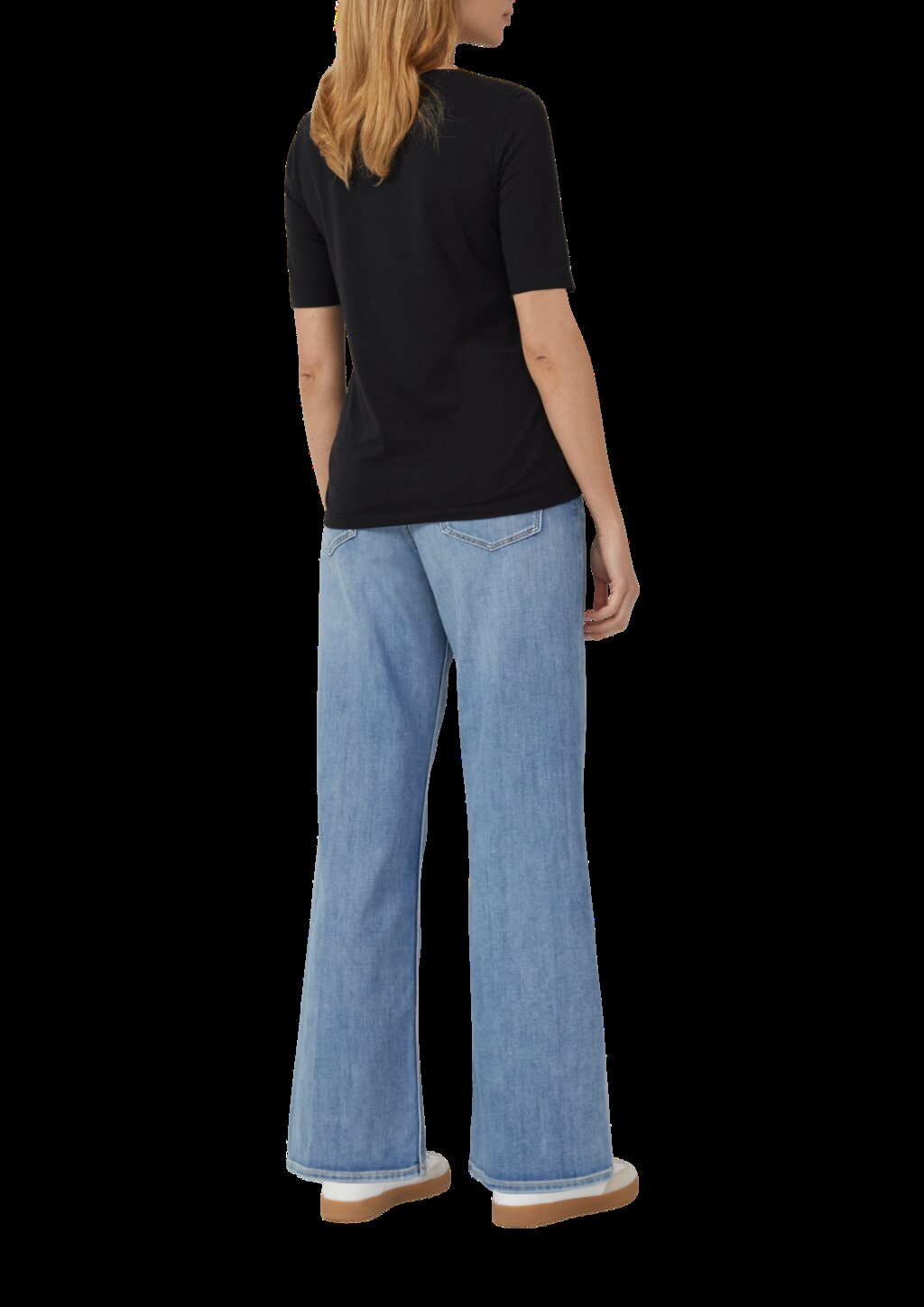 Jersey-T-Shirt im Slim Fit mit Frontprint