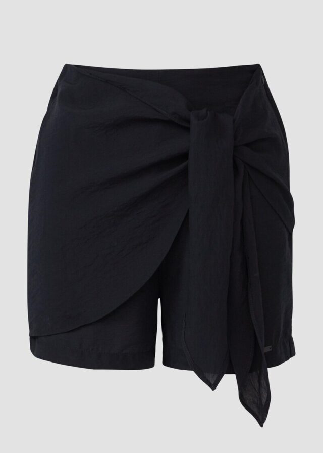 Skort in leicht glänzender Optik