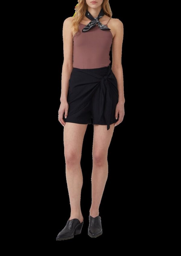 Skort in leicht glänzender Optik