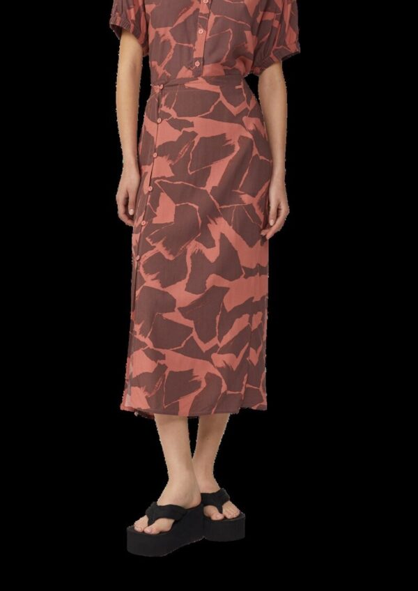 Midi-Rock aus Viskose