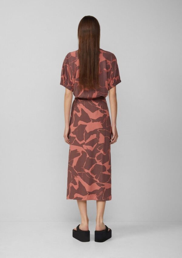 Midi-Rock aus Viskose