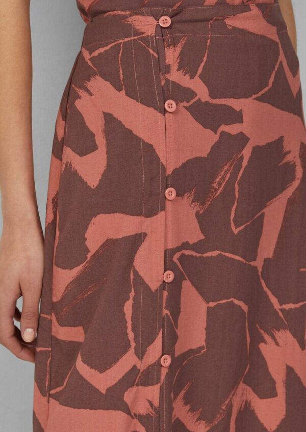 Midi-Rock aus Viskose