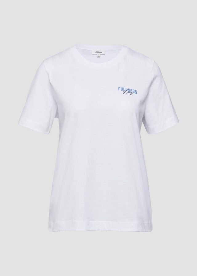 T-Shirt im Relaxed Fit mit Front- und Rückenprint