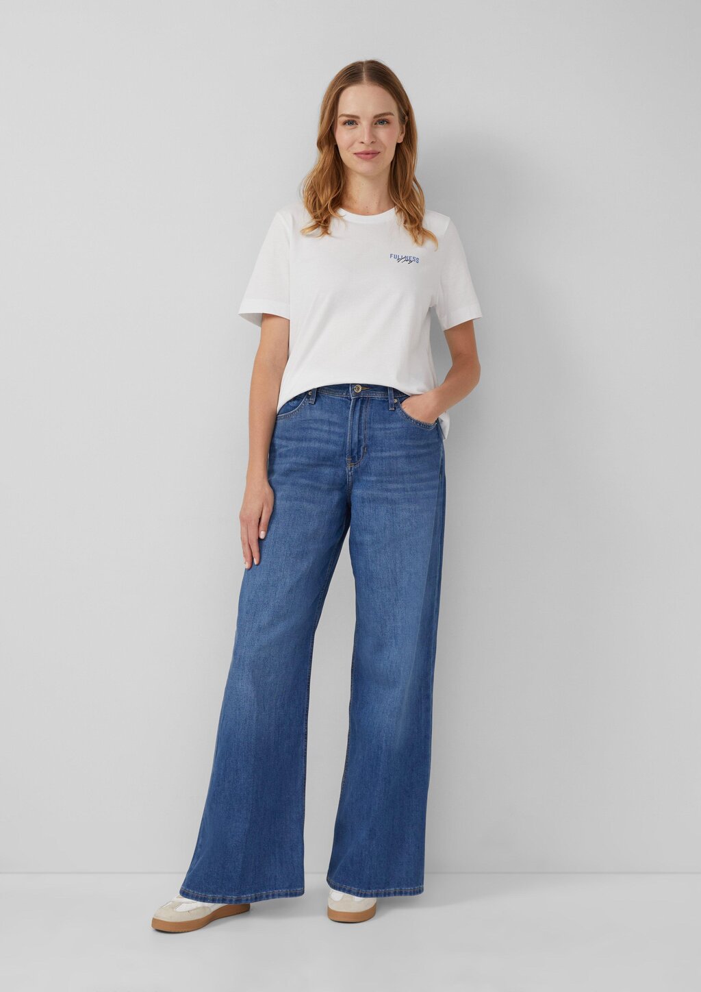 T-Shirt im Relaxed Fit mit Front- und Rückenprint