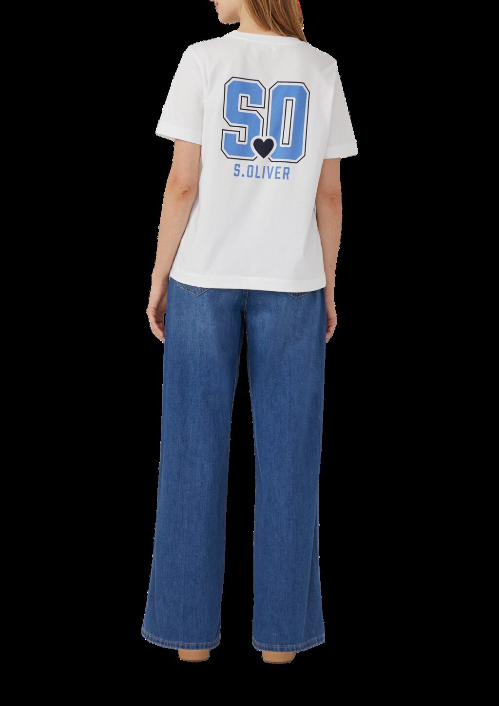 T-Shirt im Relaxed Fit mit Front- und Rückenprint