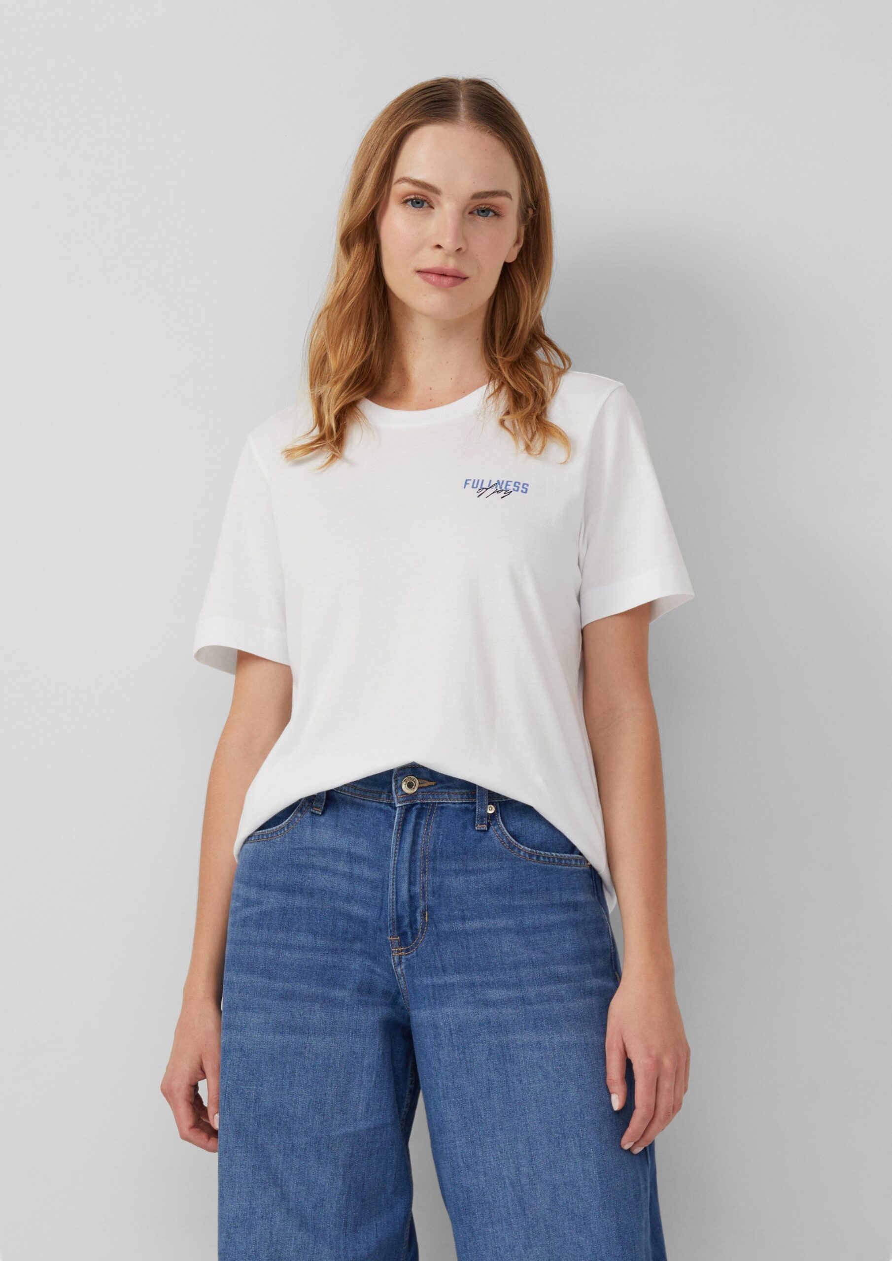 T-Shirt im Relaxed Fit mit Front- und Rückenprint