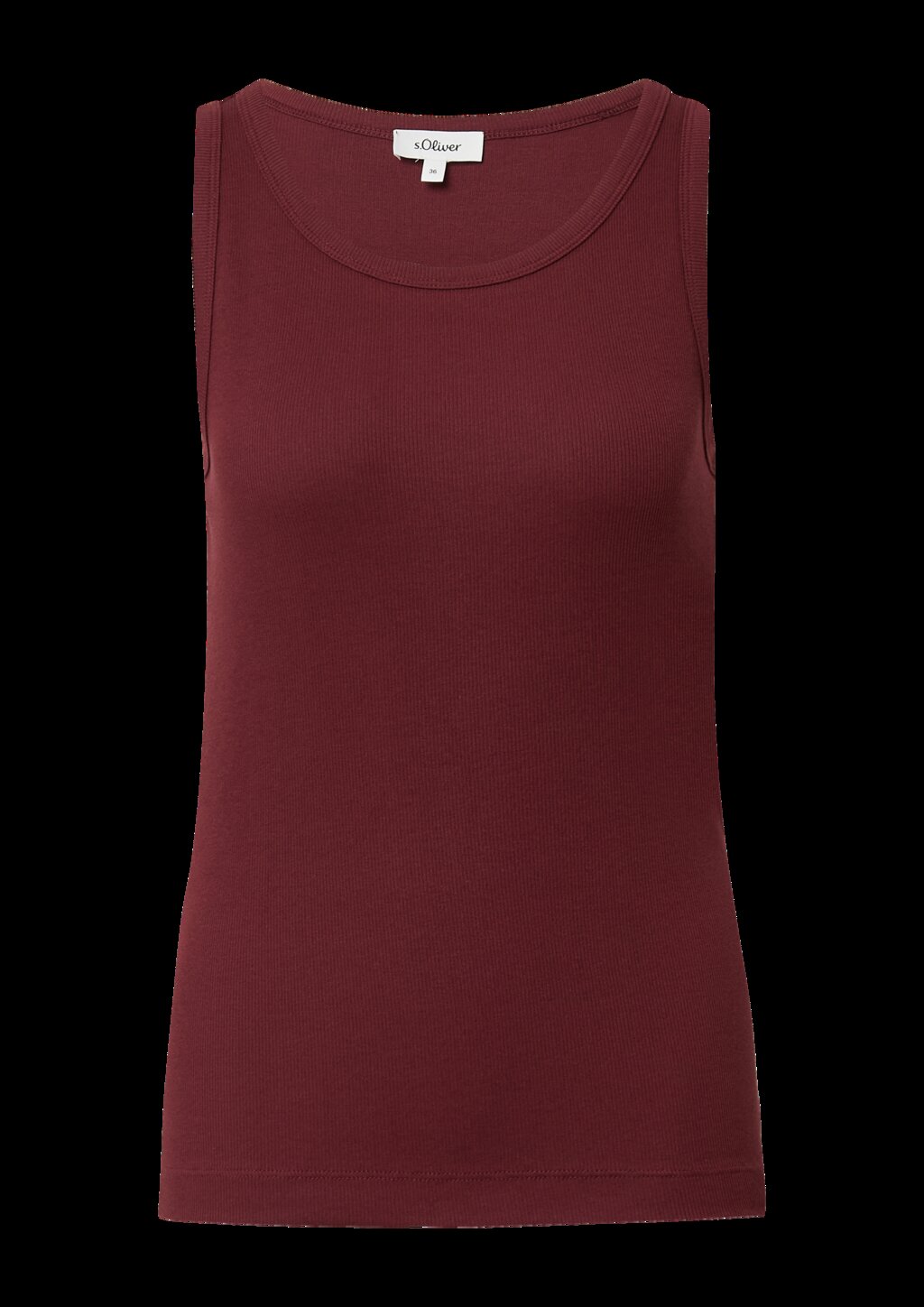 Weiches Slim-Fit-Top aus Rippware