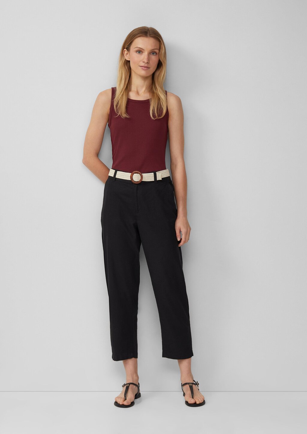 Weiches Slim-Fit-Top aus Rippware