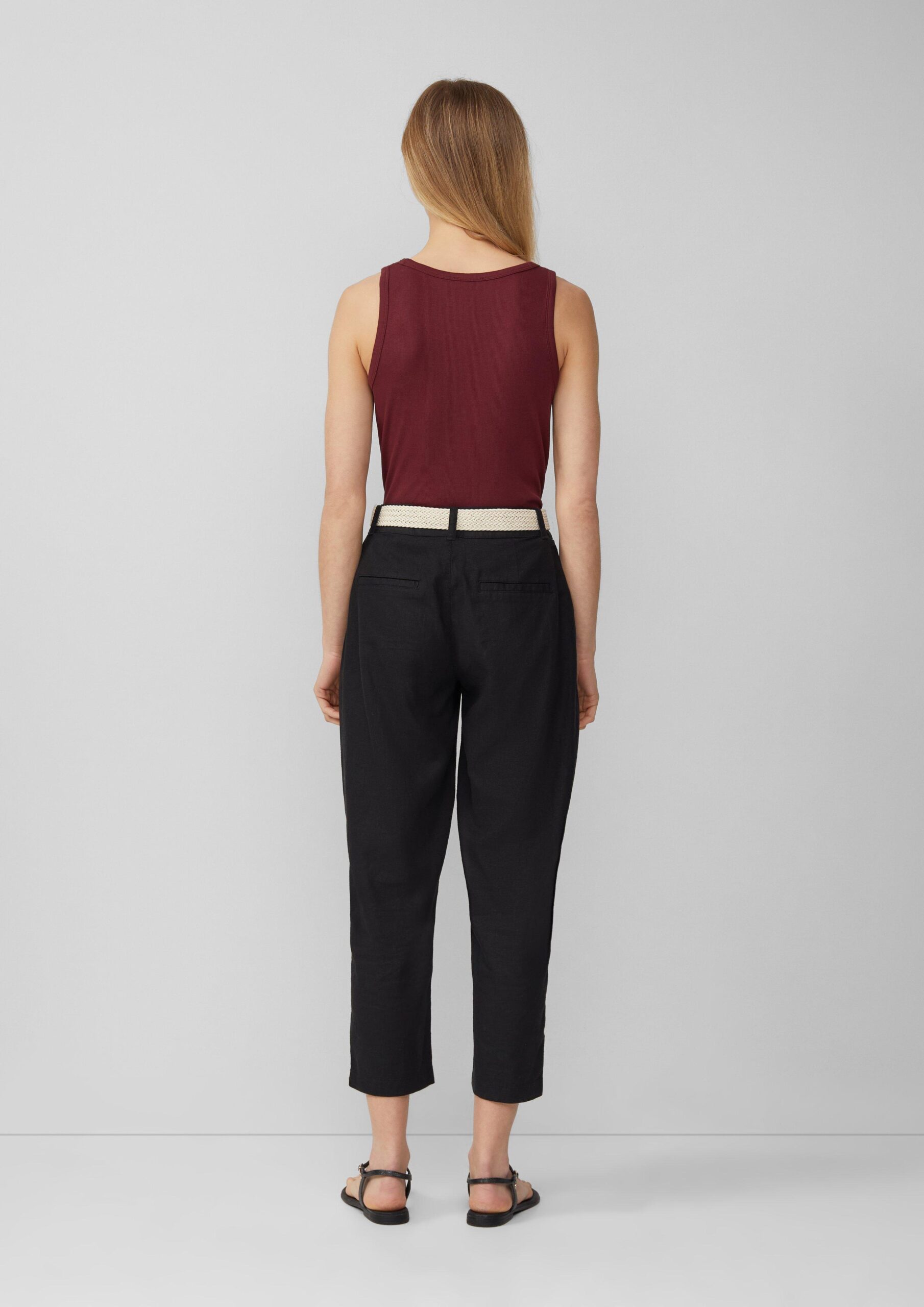 Weiches Slim-Fit-Top aus Rippware