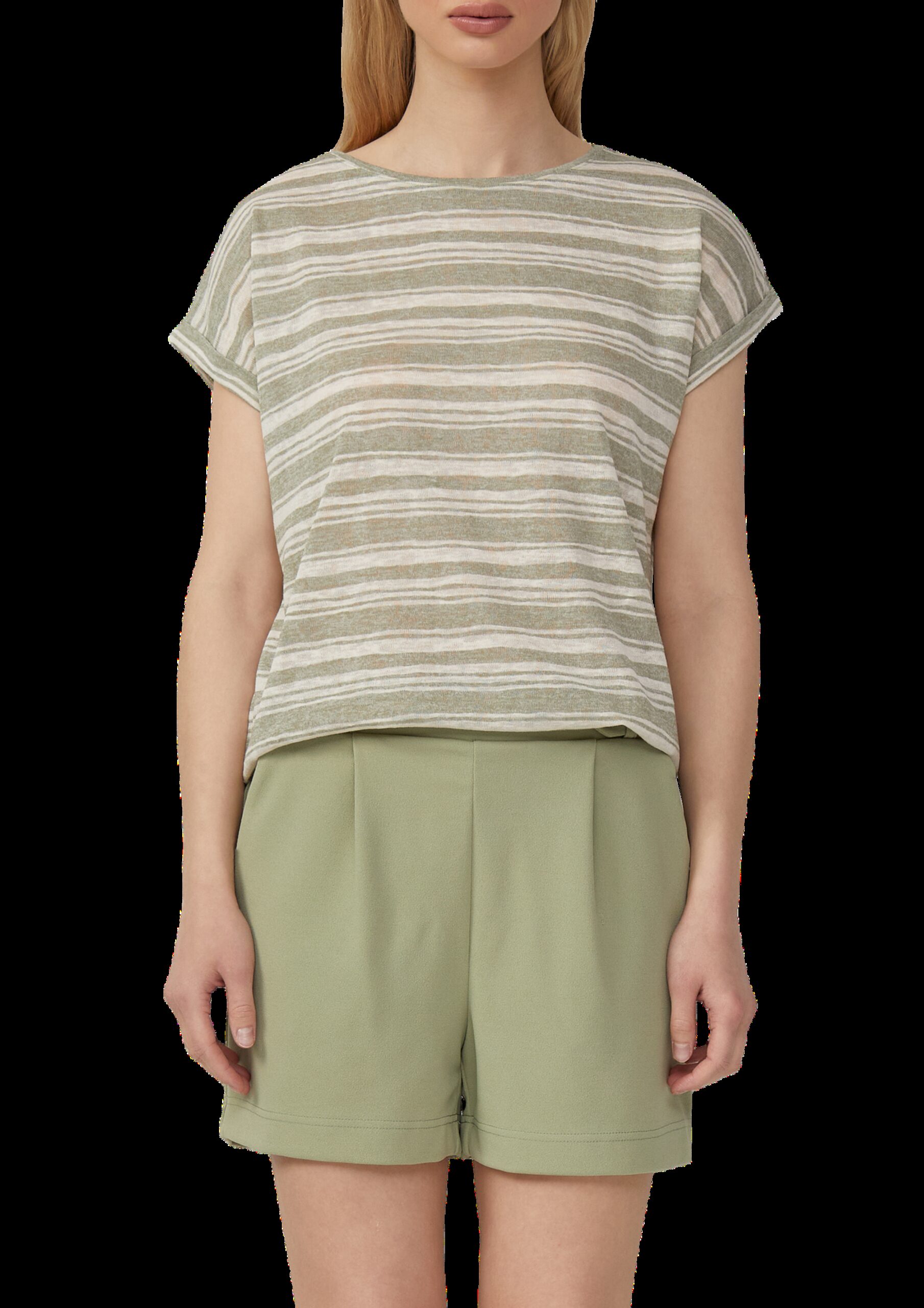 Ringelshirt aus Viskosemix