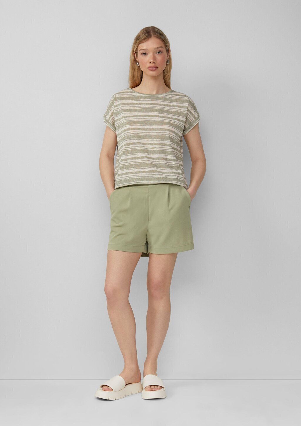 Ringelshirt aus Viskosemix