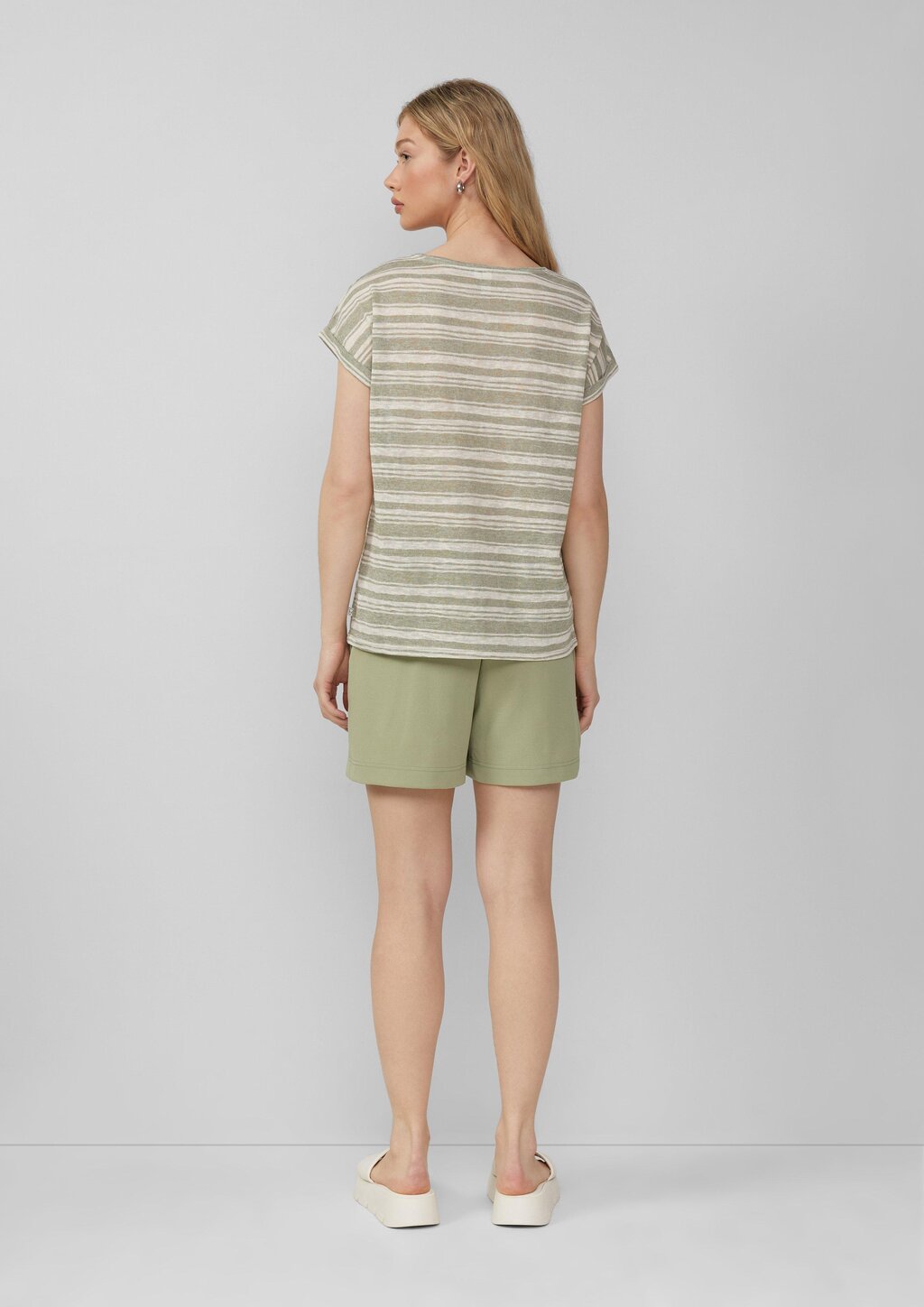 Ringelshirt aus Viskosemix