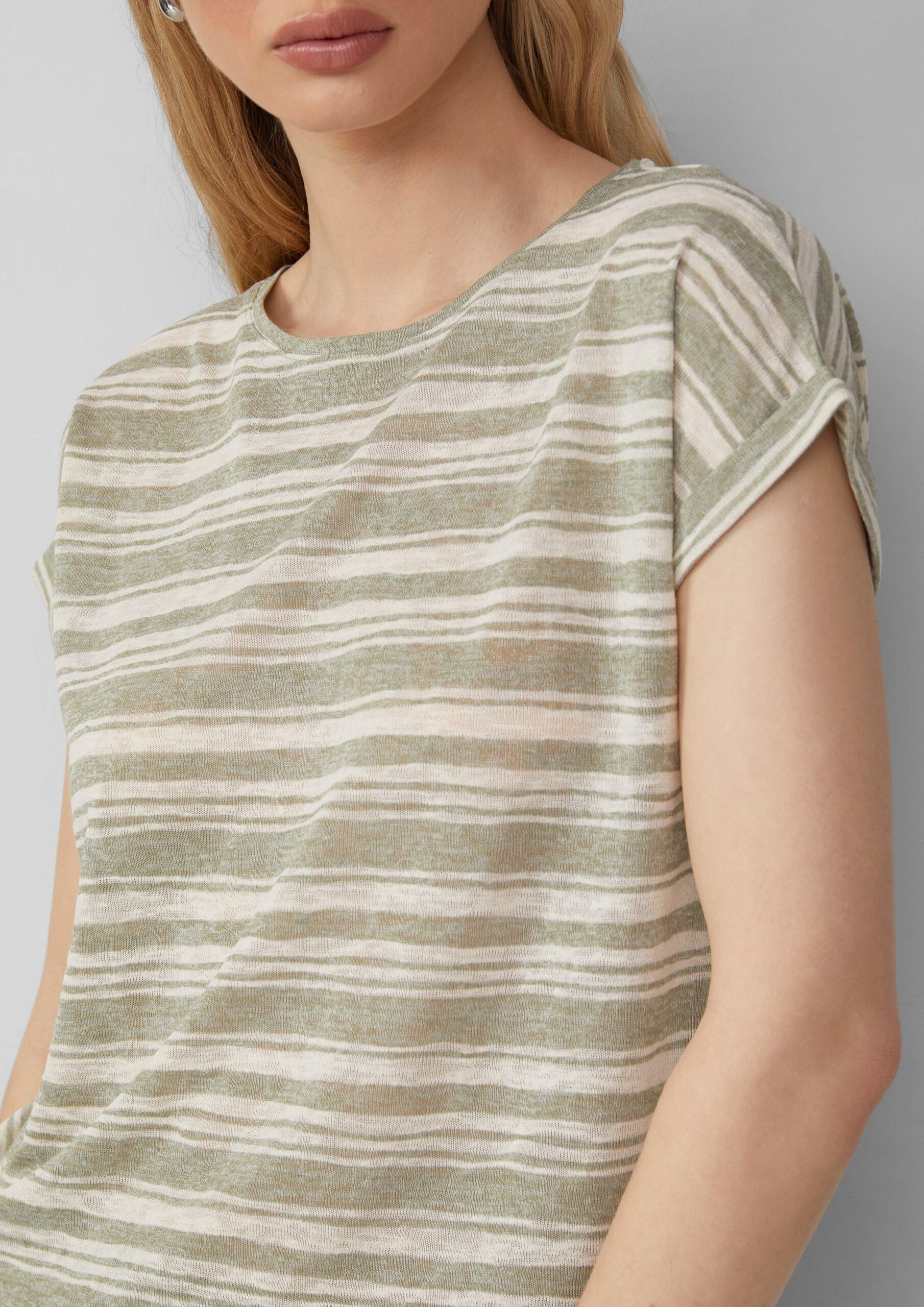 Ringelshirt aus Viskosemix