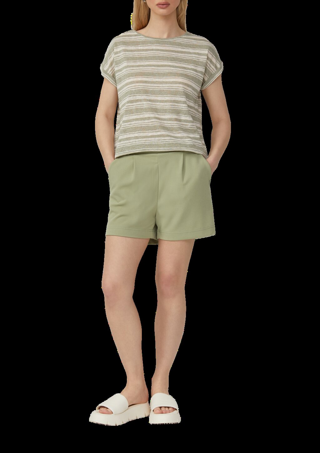 Ringelshirt aus Viskosemix