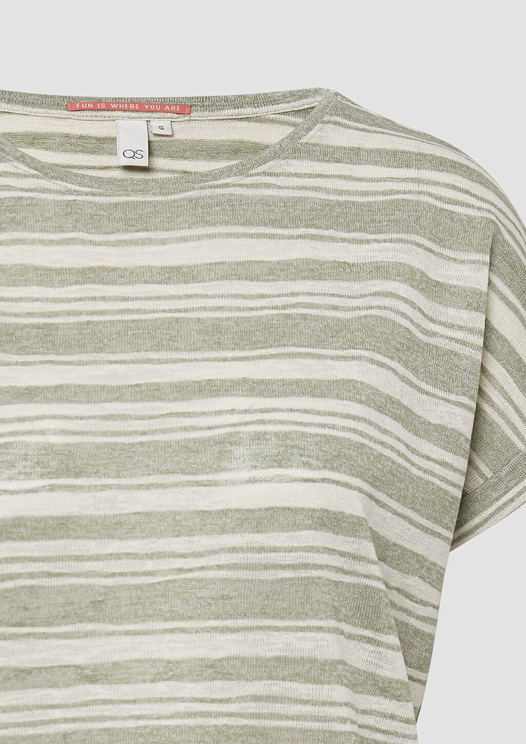 Ringelshirt aus Viskosemix