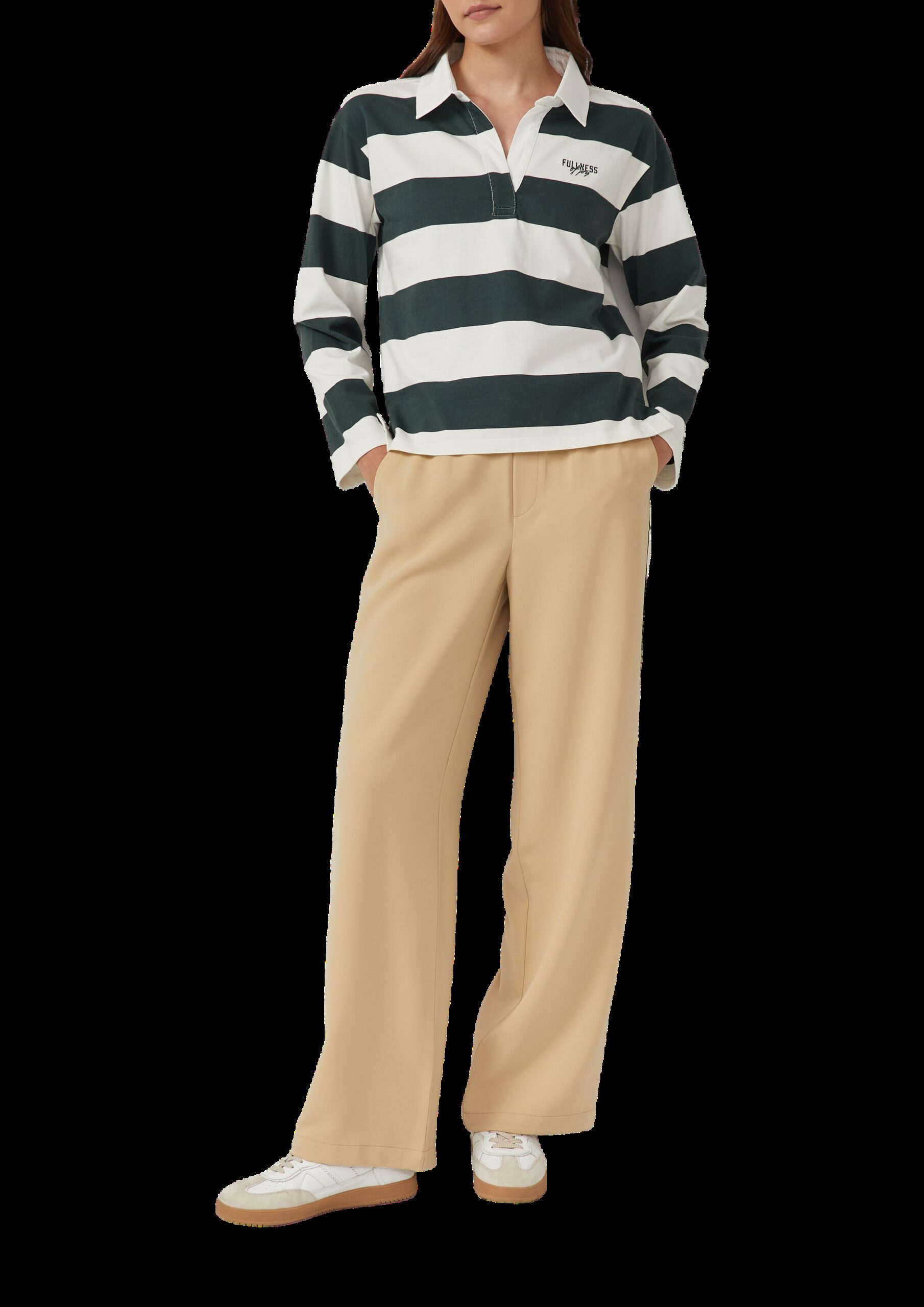 Shirt im Polo-Stil mit Stickerei