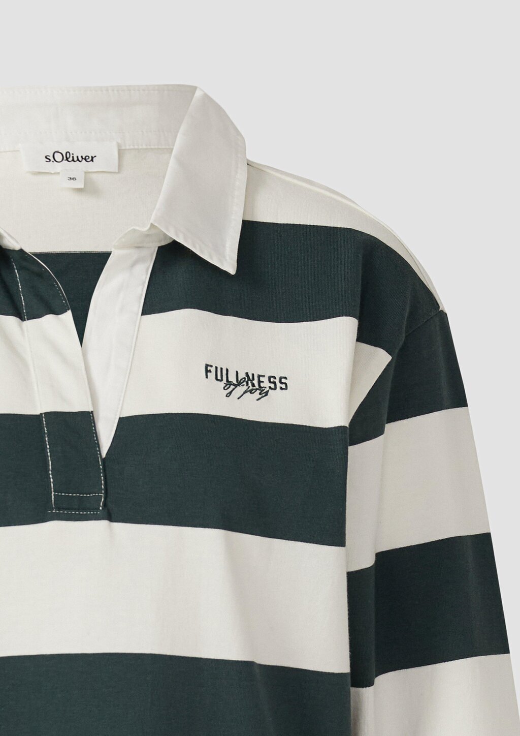 Shirt im Polo-Stil mit Stickerei