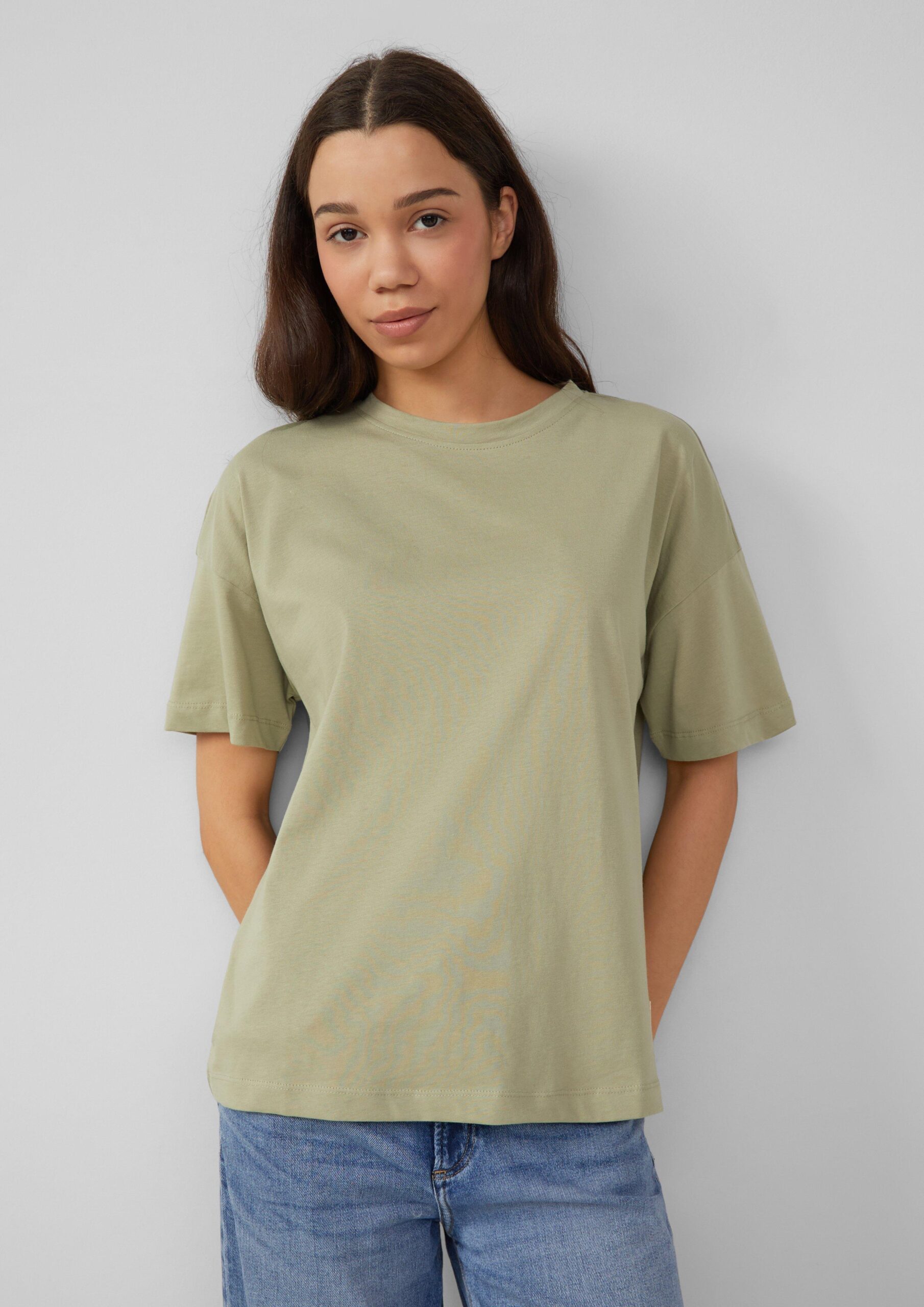 Uni-Shirt im Loose Fit