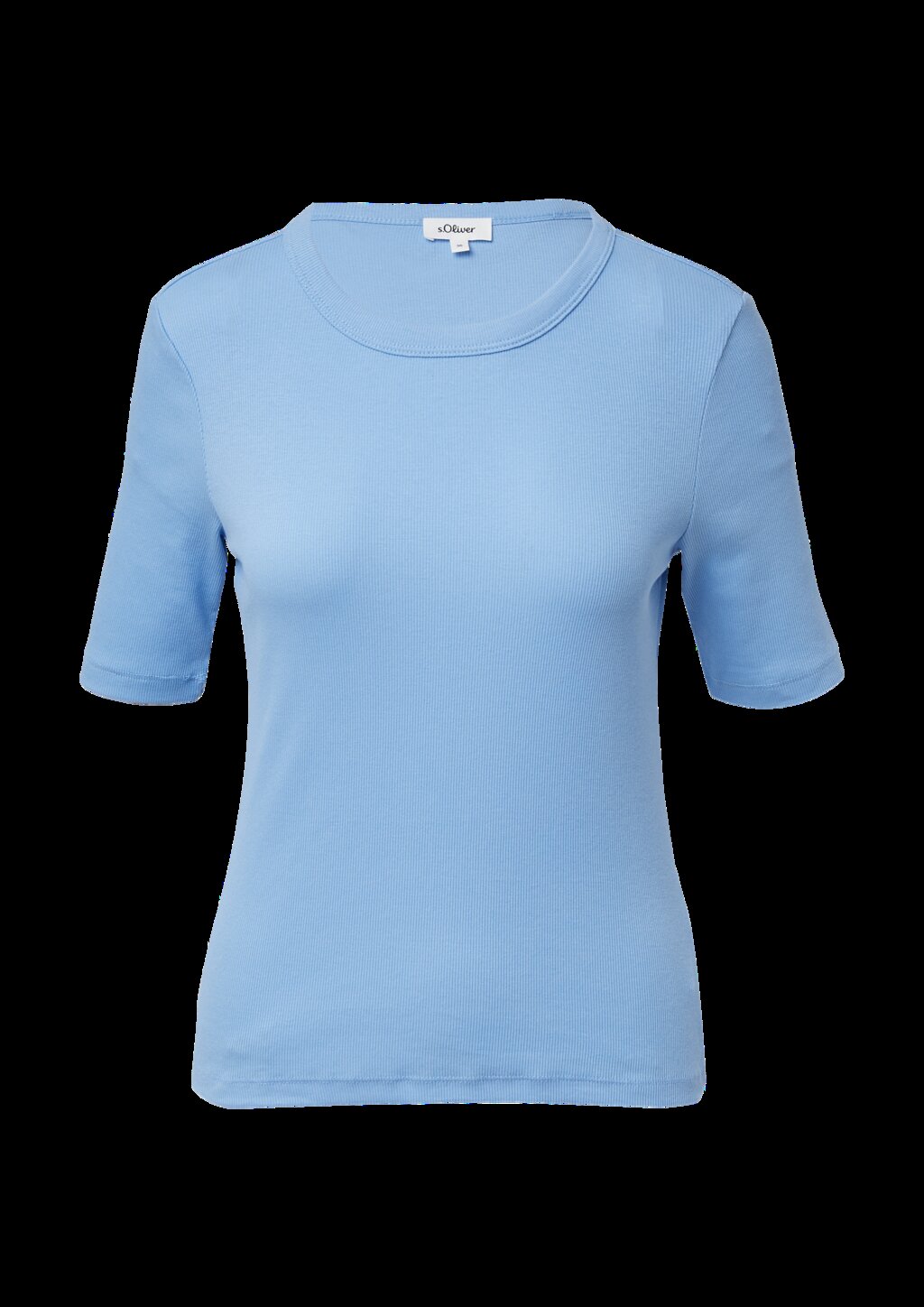 Ripp-Shirt im Slim Fit