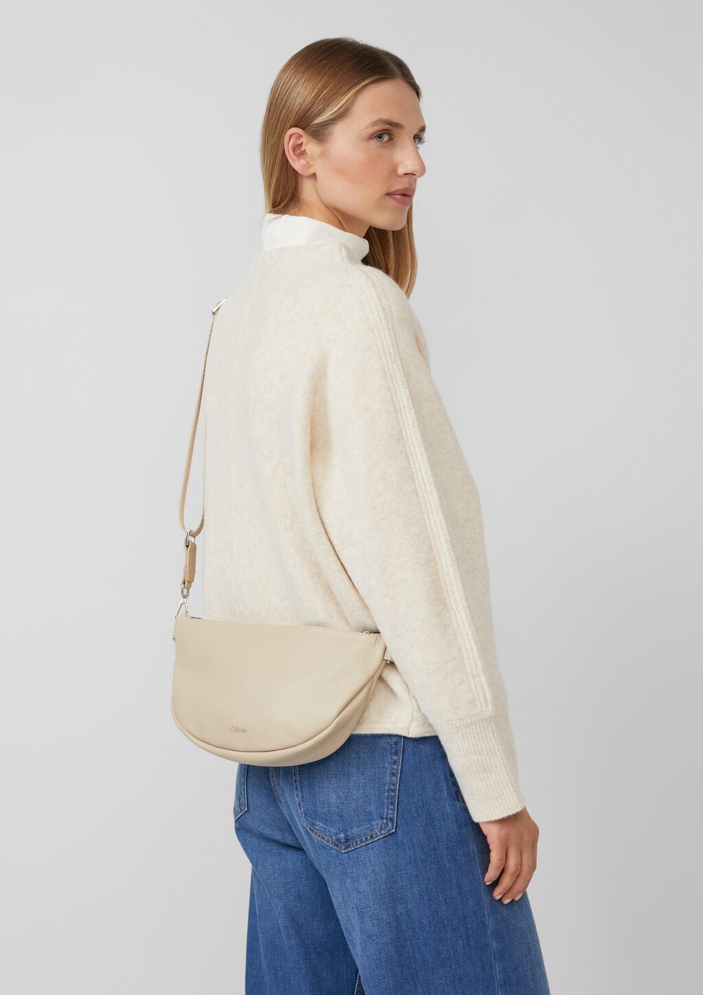 Crossbody-Bag mit Leo-Lining