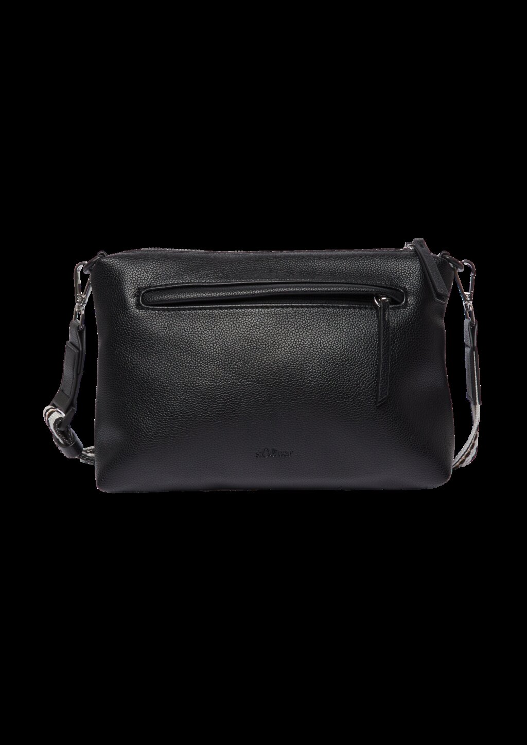 City-Bag aus Lederimitat mit abnehmbarem Schultergurt