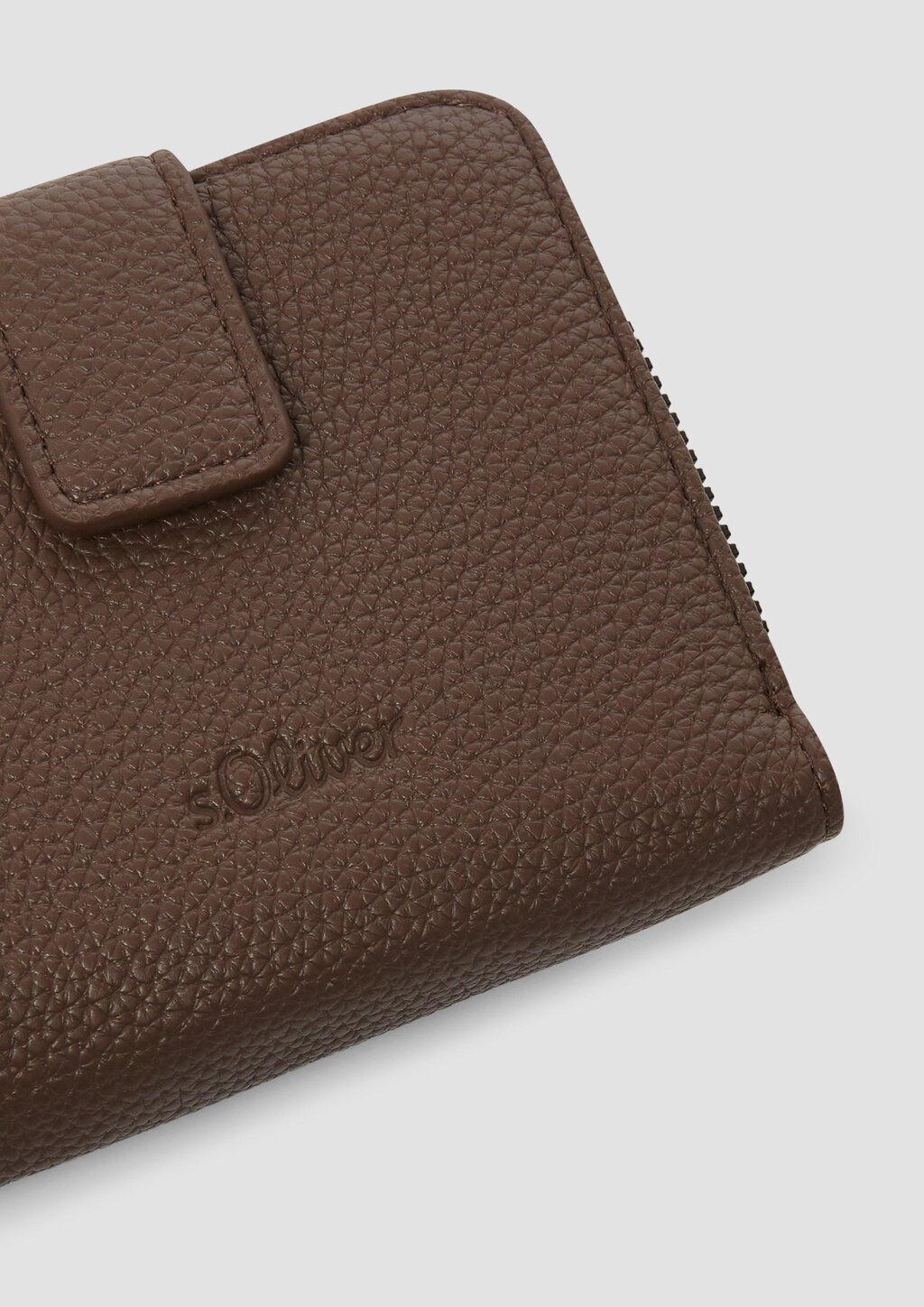 Brieftasche aus Lederimitat mit Münzfach und Kartenfächern