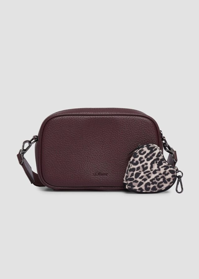 Mittelgroße Camera-Bag aus Lederimitat