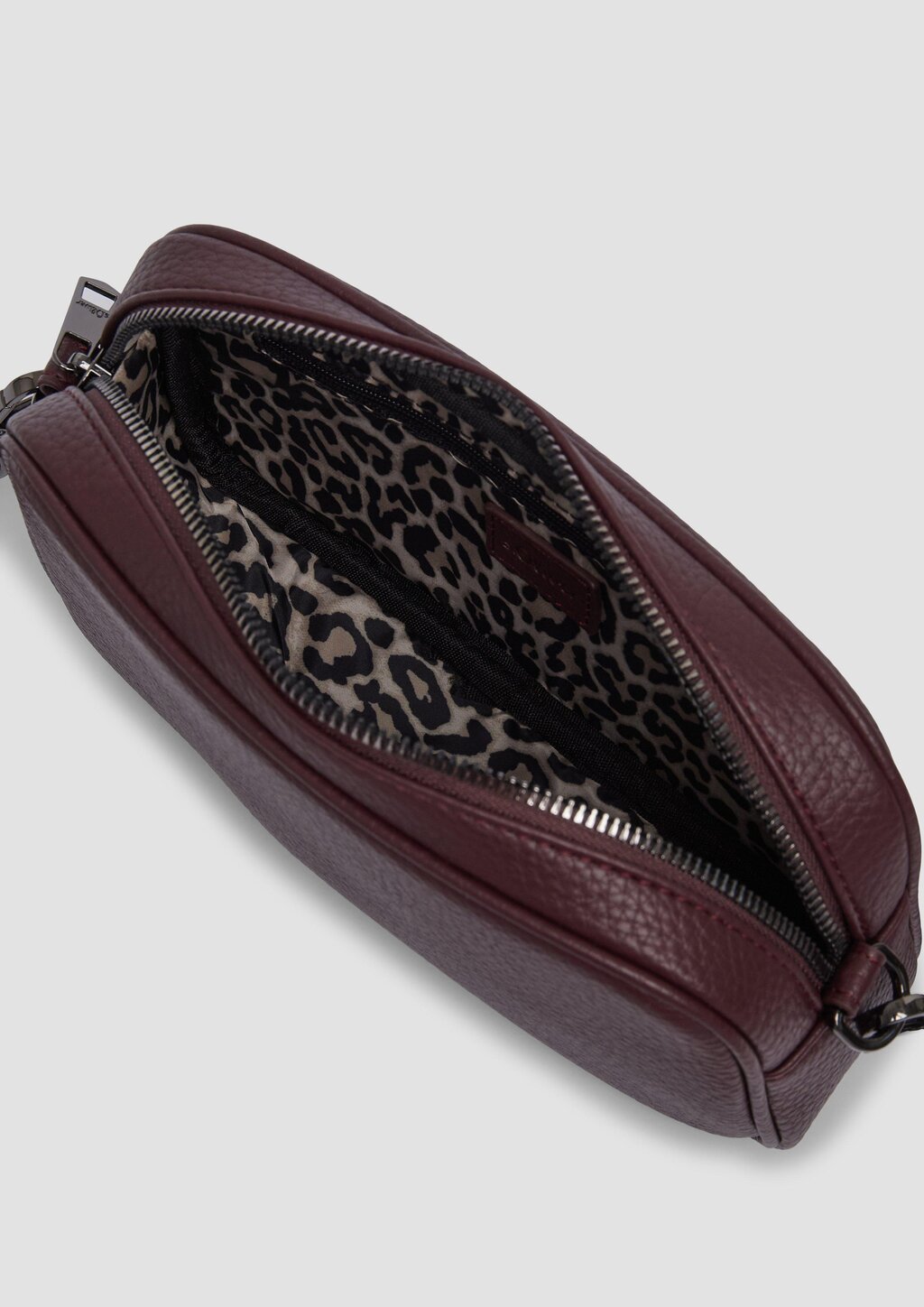 Mittelgroße Camera-Bag aus Lederimitat