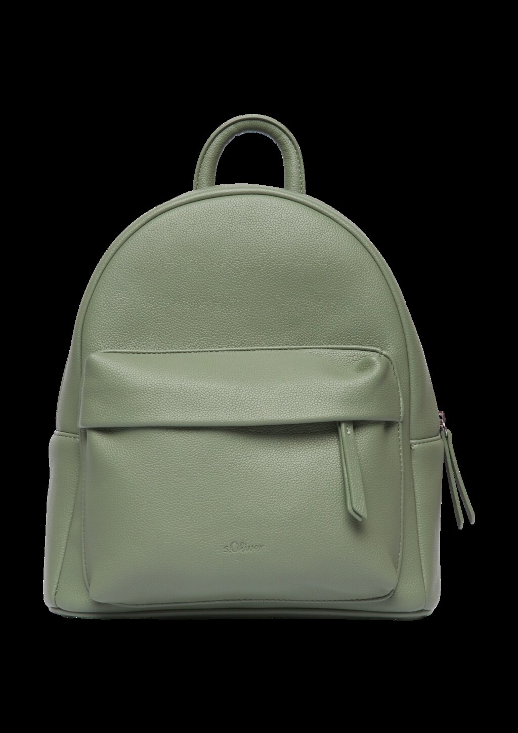 Hochwertiger Lederrucksack mit Logo-Prägung und längenverstellbarem Schulterriemen