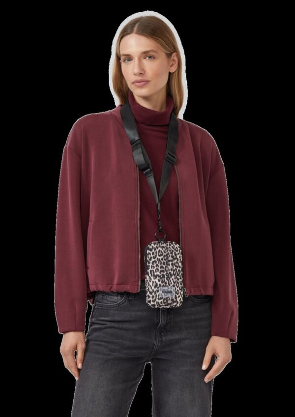 Handy-Tasche aus Nylon mit Leo-Print